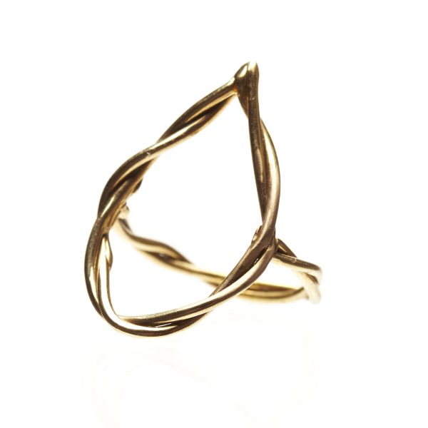 Tear Drop Shaped Rope Ring