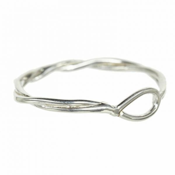 Oval Rope Ring - Silver