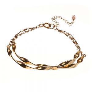 Double Stacked Twisted Bracelet