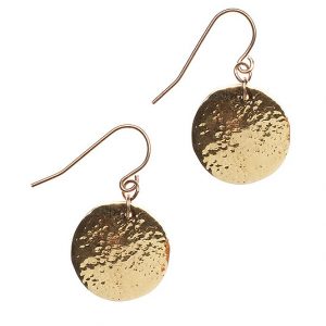 Hammered Coin Earrings