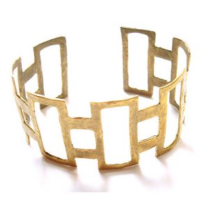Hammered Rectangle Cuff