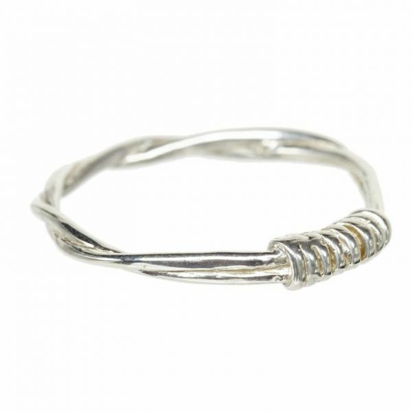 Coil Rope Ring - Silver