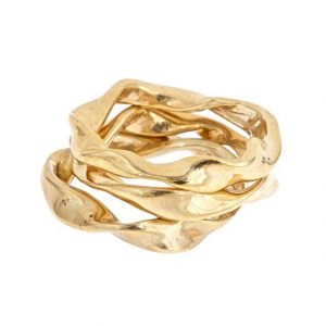 Twisted Stacked Rings